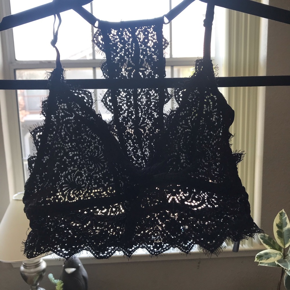 Aerie Black Lace Bralette